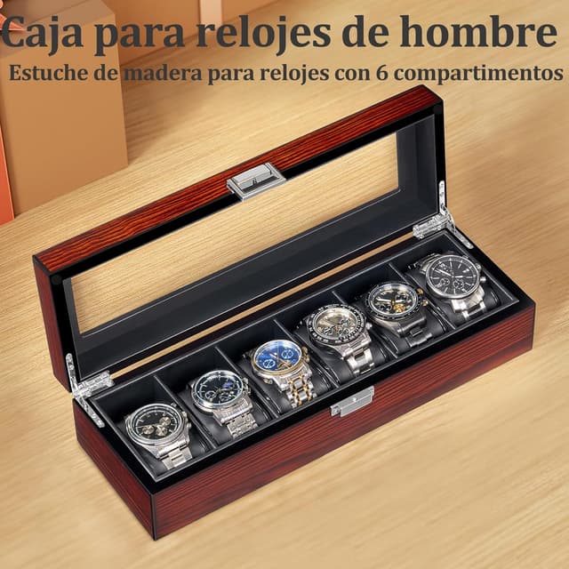 Thumbnail 6 de BEWISHOME Caja para relojes hombre ESSH06Y