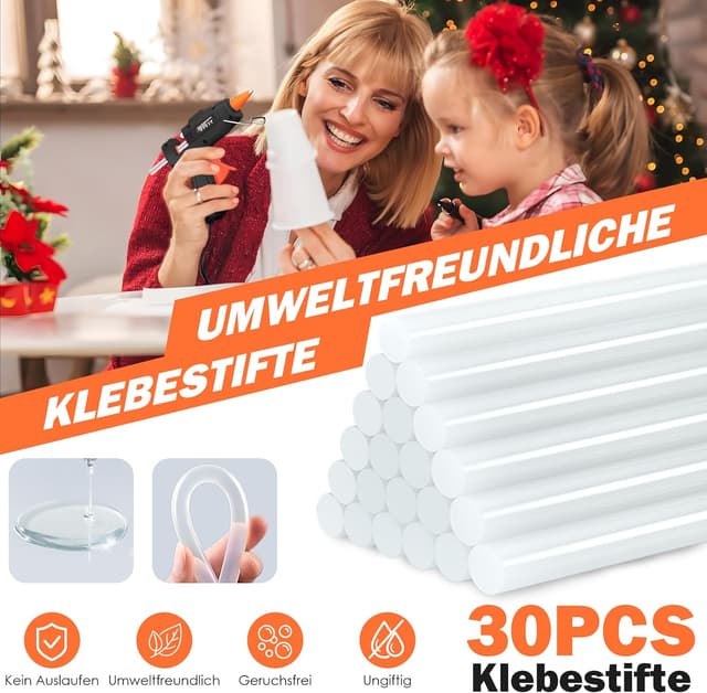 Thumbnail 4 de MAXDONE 20W Heißklebepistole mit 30 Sticks