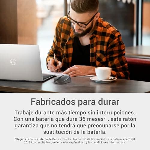 Thumbnail 3 de Dell MS5320W ratón inalámbrico multi-dispositivo, gris 🖱