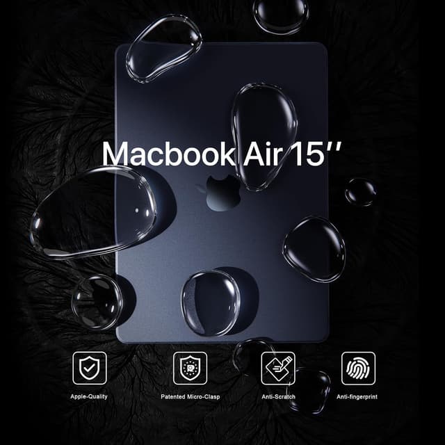 Detalle 2 de Soonjet MacBook Air 15 Case Midnight Clear
