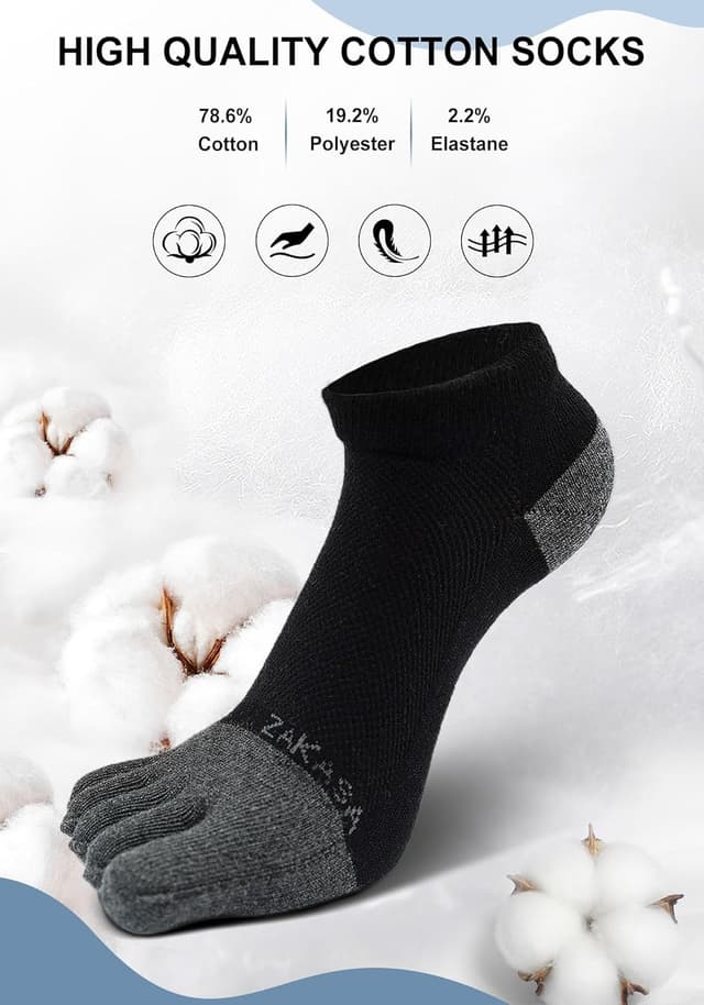 Thumbnail 4 de ZAKASA Five Toes Socks Men