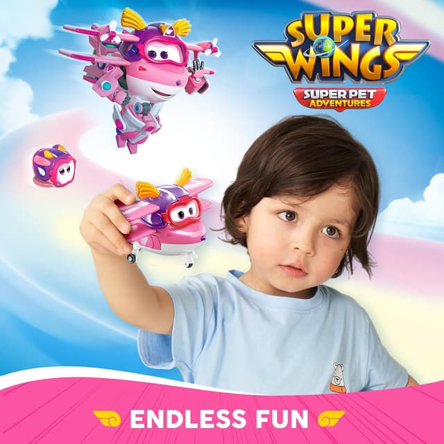 Thumbnail 6 de Super Wings Ellie trasformabile, robot aereo 12 cm