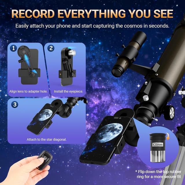 Thumbnail 4 de NACATIN 1000mm 90mm refractor telescope