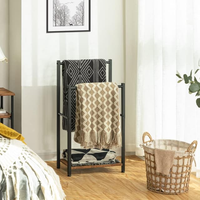 Detalle 2 de HOOBRO EBF02LB01 portasciugamani 2 bracci