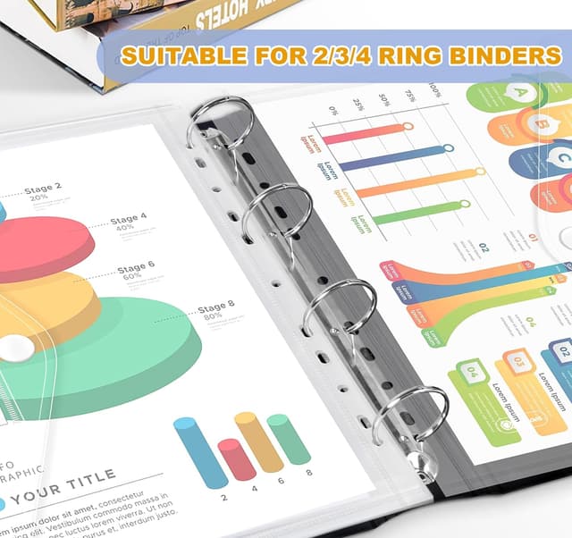 Detalle de Pochettes plastiques A4 48 pièces