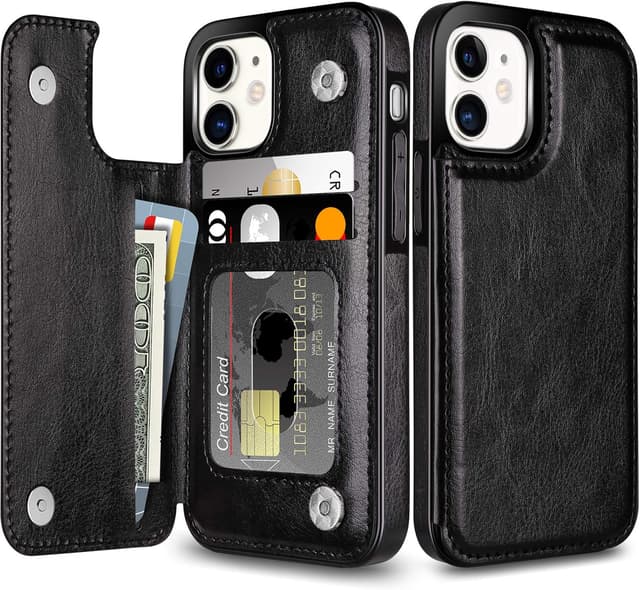 Thumbnail 6 de Coolden Leder Flip Hülle Galaxy S24