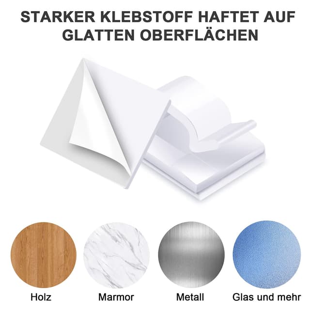 Thumbnail 4 de RYCHUI 60PCS cable clips for outdoor lights