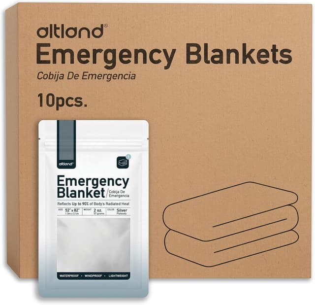 Thumbnail 1 de Altland Emergency Blankets 10-Pack