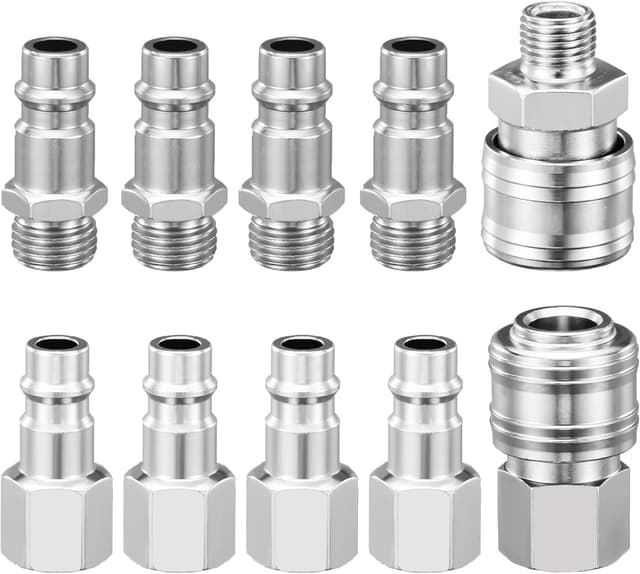 Detalle de Spurtar Raccord Rapide Air 1/4" EU, 10 pièces ⚙