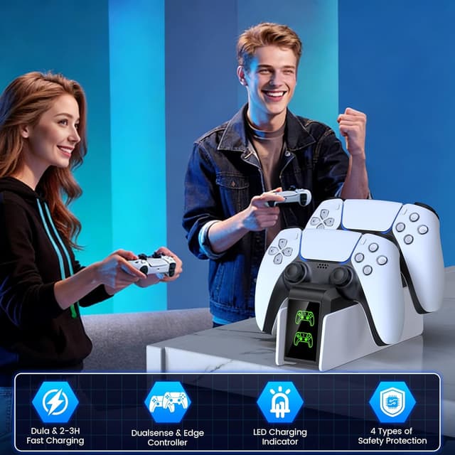 Detalle 1 de PS5 Charging Station 2H fast dock