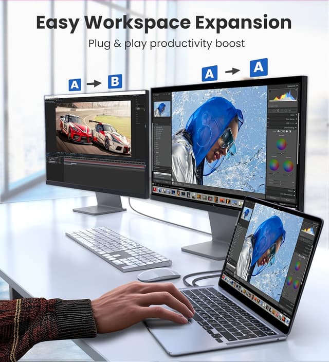 Detalle 2 de WARRKY USB C to HDMI 6ft