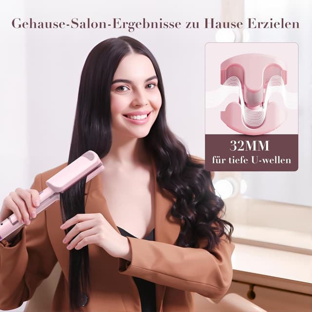 Detalle 2 de AISEELY 32mm Welleneisen Beach Waves