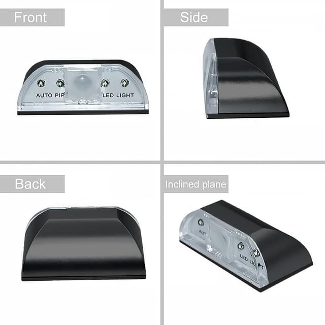 Detalle de shsyue Door Keyhole Light Infrared motion sensor 4 LED 🔦