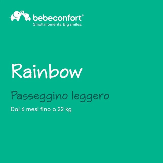 Thumbnail 1 de Bebeconfort Rainbow passeggino leggero 6 mesi 22 kg