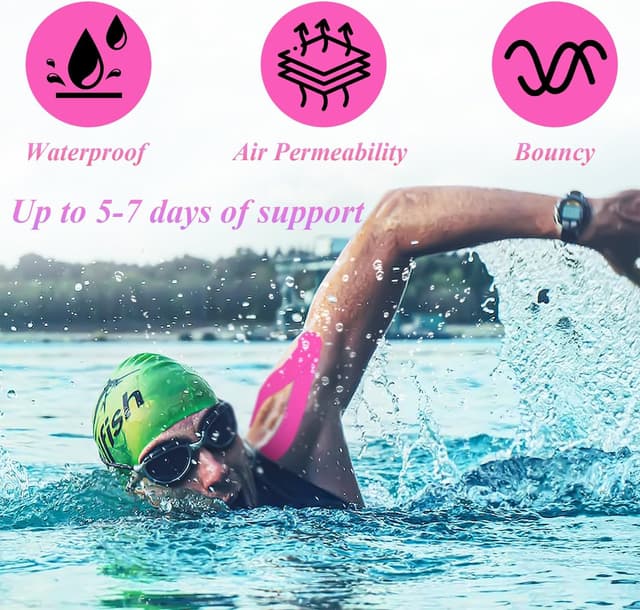 Thumbnail 2 de HONYAO Kinesiology Tape 2 Rolls