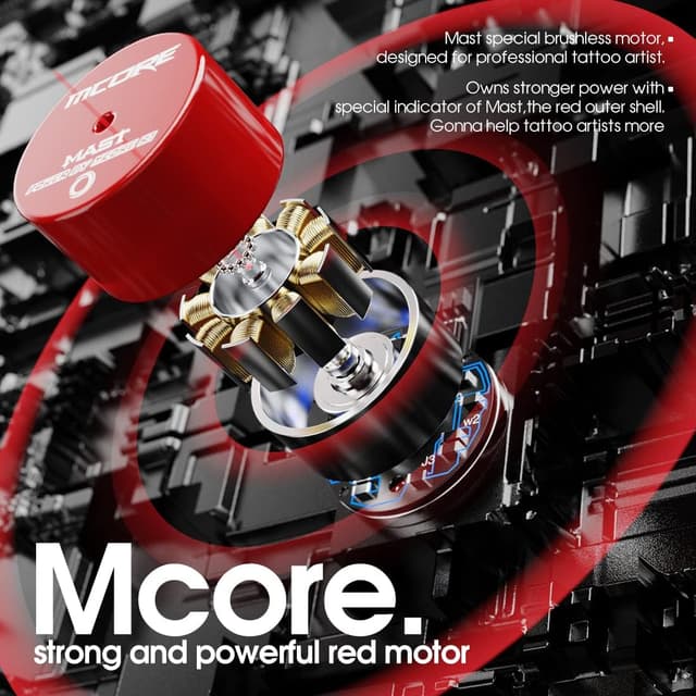 Detalle 2 de Mast Tour Pro Plus Stylo rotatif avec moteur brushless et câble RCA