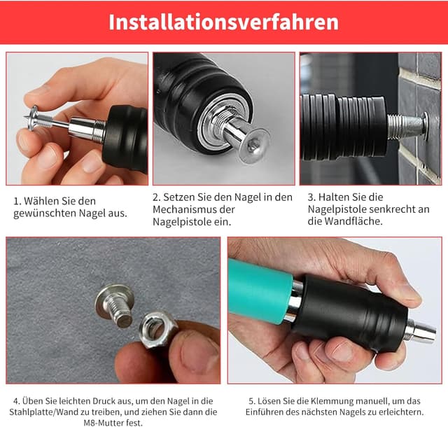 Thumbnail 4 de Clavos para pistola M8 200 uds