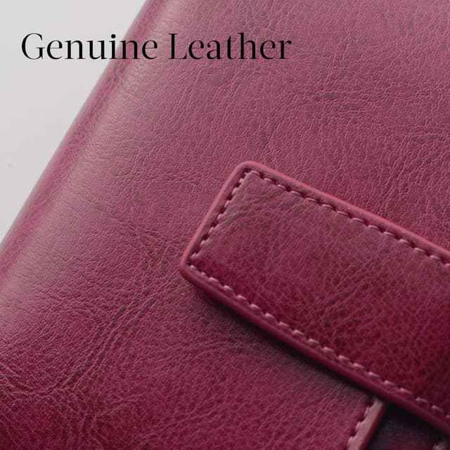 Detalle 2 de Leather RFID bifold wallet, 11 card slots