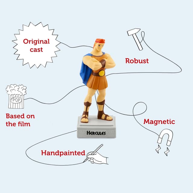 Detalle de tonies Disney Hercules audio character for Toniebox (ages 3+, 10002052)