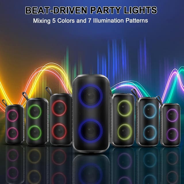 Detalle 2 de Hupoaf Bluetooth Lautsprecher 52 mm Dual-Treiber