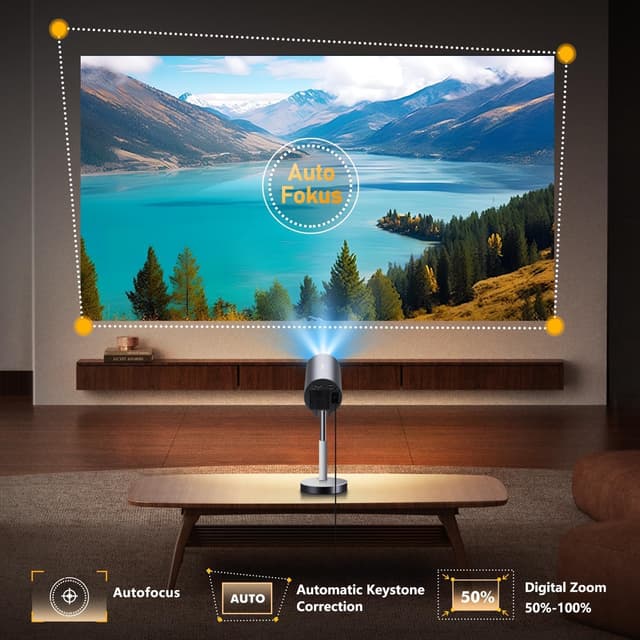 Detalle de VGKE Mini Projector 0.99 kg 4K support