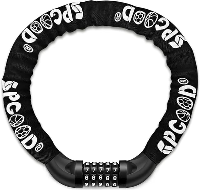 Detalle de SPGOOD 830mm Bike Chain Lock with 5-digit code ๐
