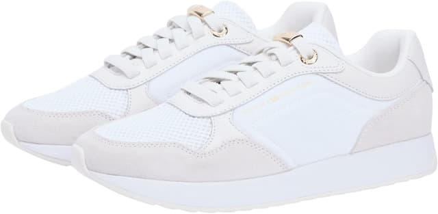 Detalle de Tommy Hilfiger Femme TH Chic Eva Runner Mesh FW0FW09465 : la sneaker mesh pour un style léger