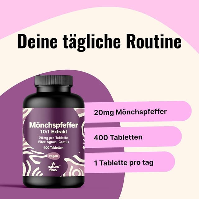 Thumbnail 2 de Mönchspfeffer hochdosiert 400 Tabletten 20 mg