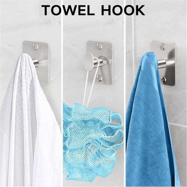 Thumbnail 4 de Gypie 24″ brushed nickel bathroom accessory set