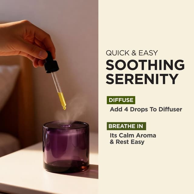 Detalle de Gya Labs Lavender Essential Oil for Diffuser (118ml) – 100% Pure Natural Lavender Oil