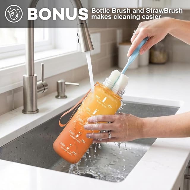 Thumbnail 6 de JAPORIA Gourde Sport 500 ml sans BPA avec filtre et marquage du temps