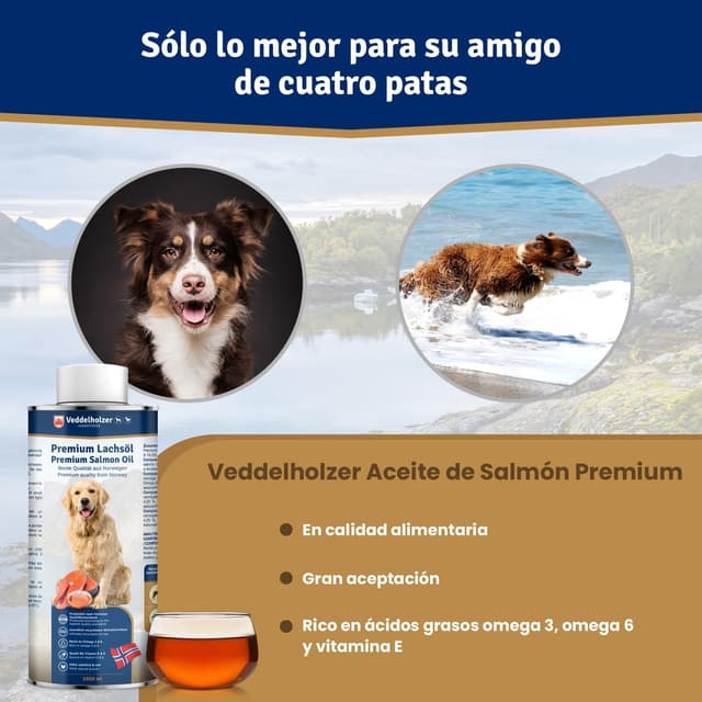 Thumbnail 5 de Veddelholzer Aceite de Salmón para Perros