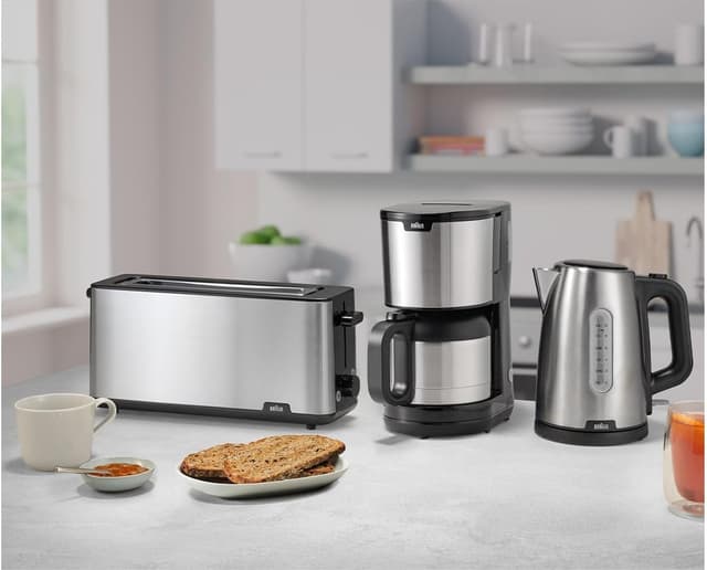 Thumbnail 4 de Braun PurShine HT1610BK, Tostadora Negra 25 cm 🍞