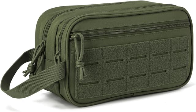 Detalle de QT&QY Sac de toilette tactique 26x11x15 cm