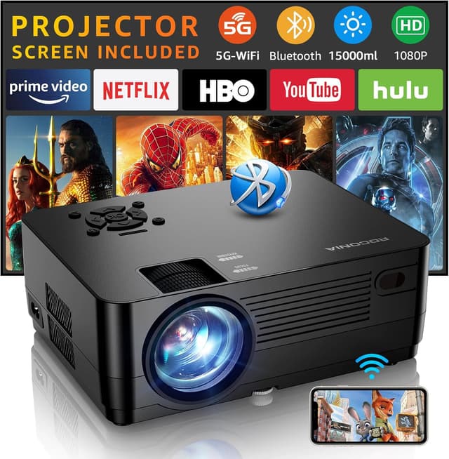 Detalle de 1080P 18000LM Projector ⚡