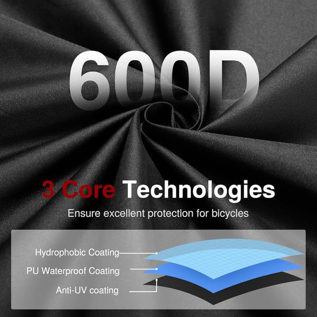 Thumbnail 2 de Puroma Bike Cover 600D Waterproof for 2 Bikes