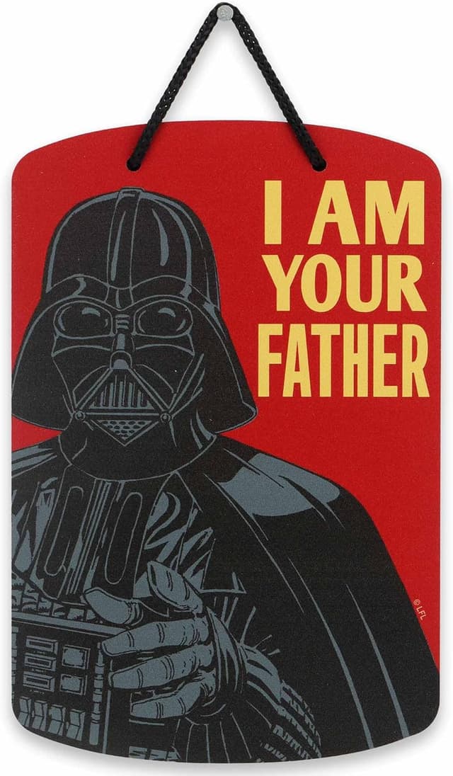 Imagen de Disney Star Wars Darth Vader "I Am Your Father" Metal Sign 🎬 en OfertitasTOP