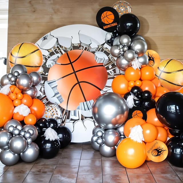 Detalle 2 de Red Blue Yellow Confetti Balloons (12 Inch) with Star & Foil Balloon, 35-Piece Party Balloon Pack