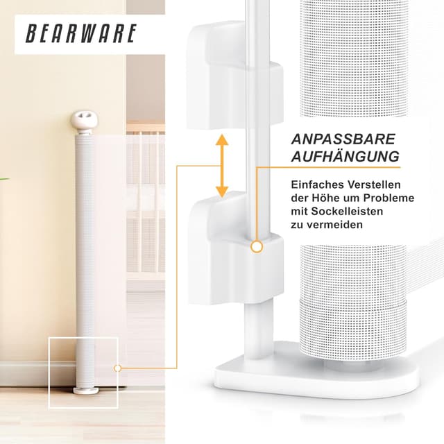 Detalle 2 de CSL Schutzgitter Treppe Baby bis 180 cm