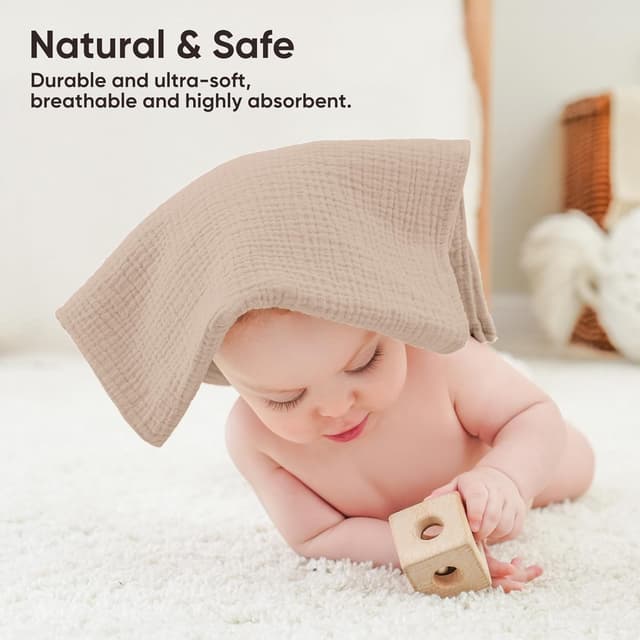 Thumbnail 4 de bearmoss Muslin Squares 60x60 cm baby cloths 6-pack