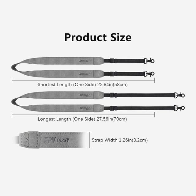 Thumbnail 6 de FPVtosky cordino da collo in pelle PU per DJI RC / RC 2 / RC Pro / RC Plus