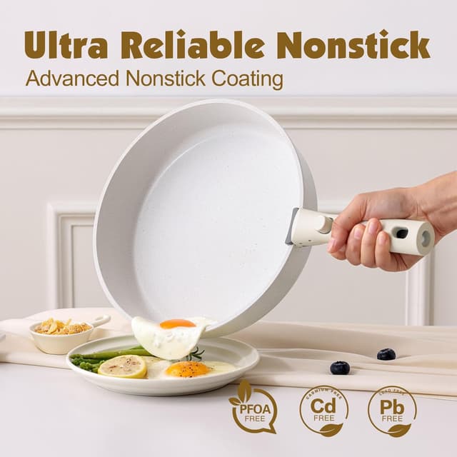 Detalle 2 de SENSARTE 17-Piece Nonstick Cookware Set
