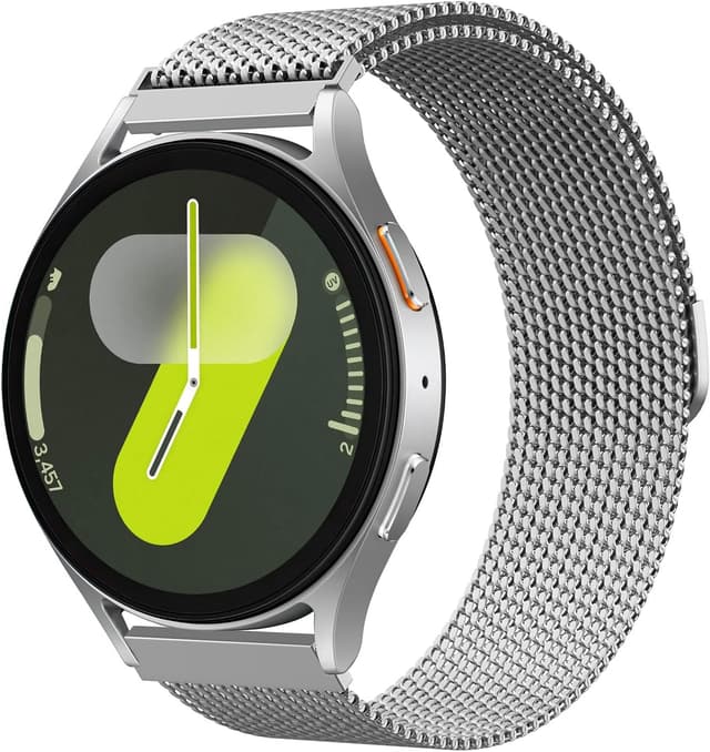 Detalle de Astorgos Milanese Loop magnetic metal strap for Samsung Galaxy Watch 7/6/5/4 (20mm) – Milanese mesh band