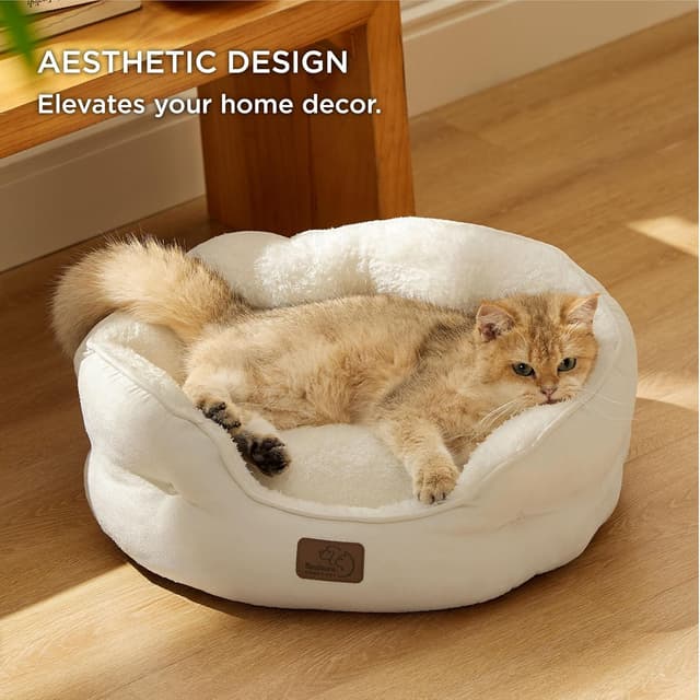 Detalle de Bedsure Cat Bed 51x48x15cm for indoor cats