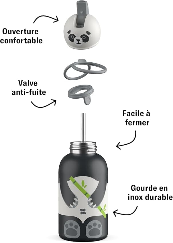 Thumbnail 3 de Waterdrop Gourde Enfant Inox 400ml ⚙