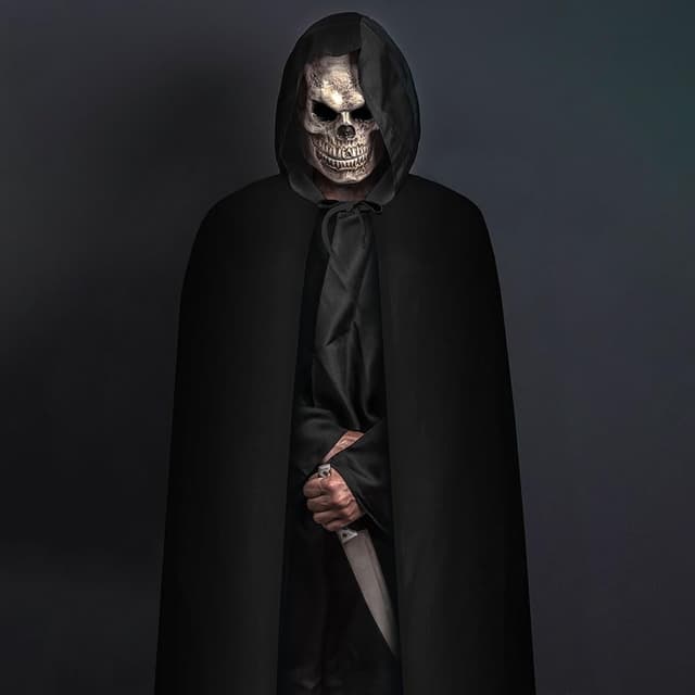 Thumbnail 5 de AOOWU Capa Negra con Capucha 1 unidad