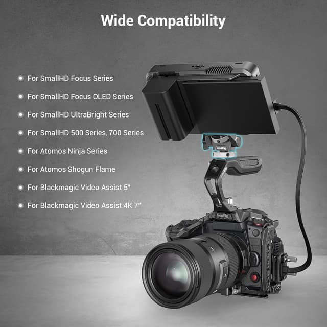 Thumbnail 2 de SMALLRIG 2905B support moniteur 360°