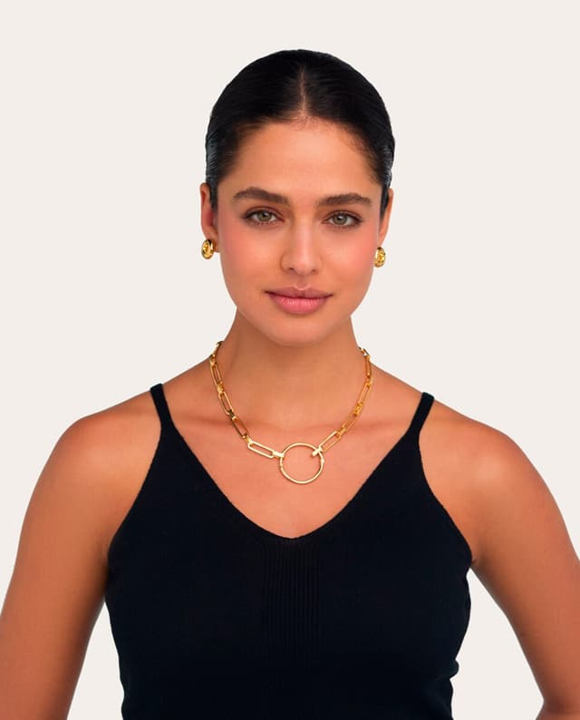 Thumbnail 1 de Paula Mendoza Collar Circle 🎀