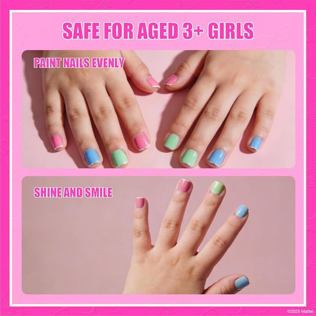 Thumbnail 4 de Barbie Nagellack Set mit Nageltrockner