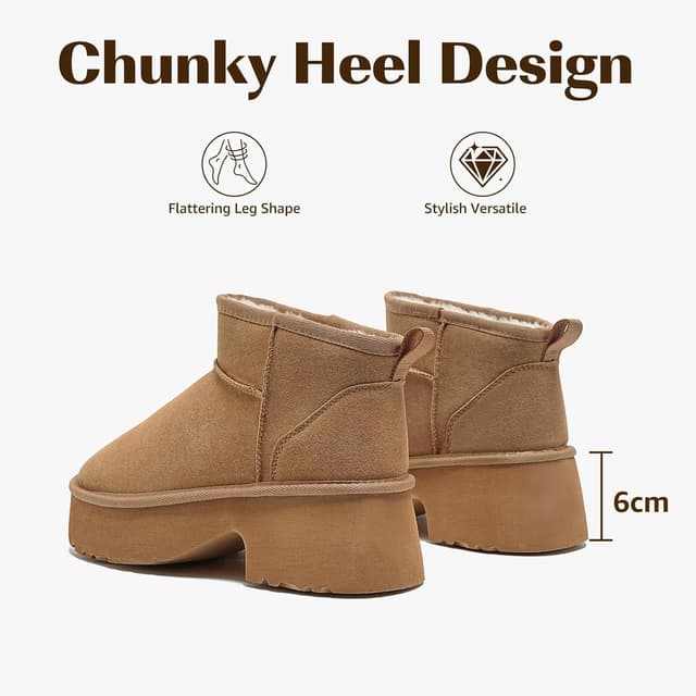 Thumbnail 4 de Mishansha Bottes de Neige Femme 36-42